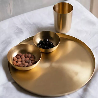 Brass Thali Set